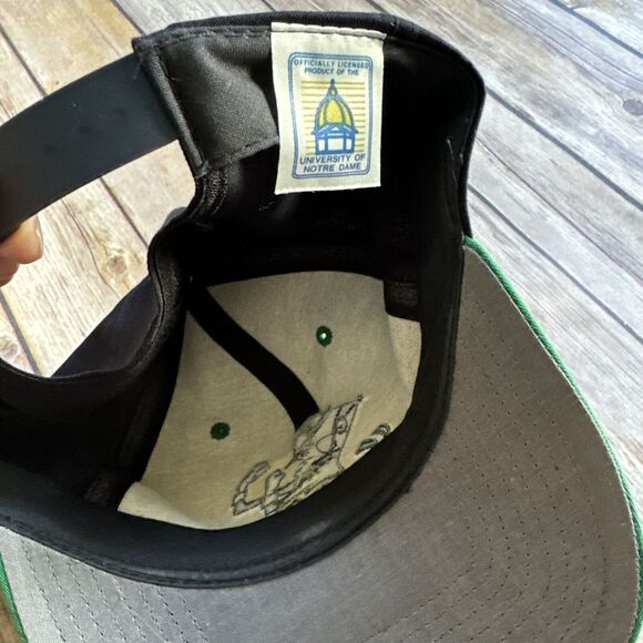 Vintage Notre Dame Fighting Irish NCAA SnapBack Hat Twins Enterprise - Picture 4 of 5